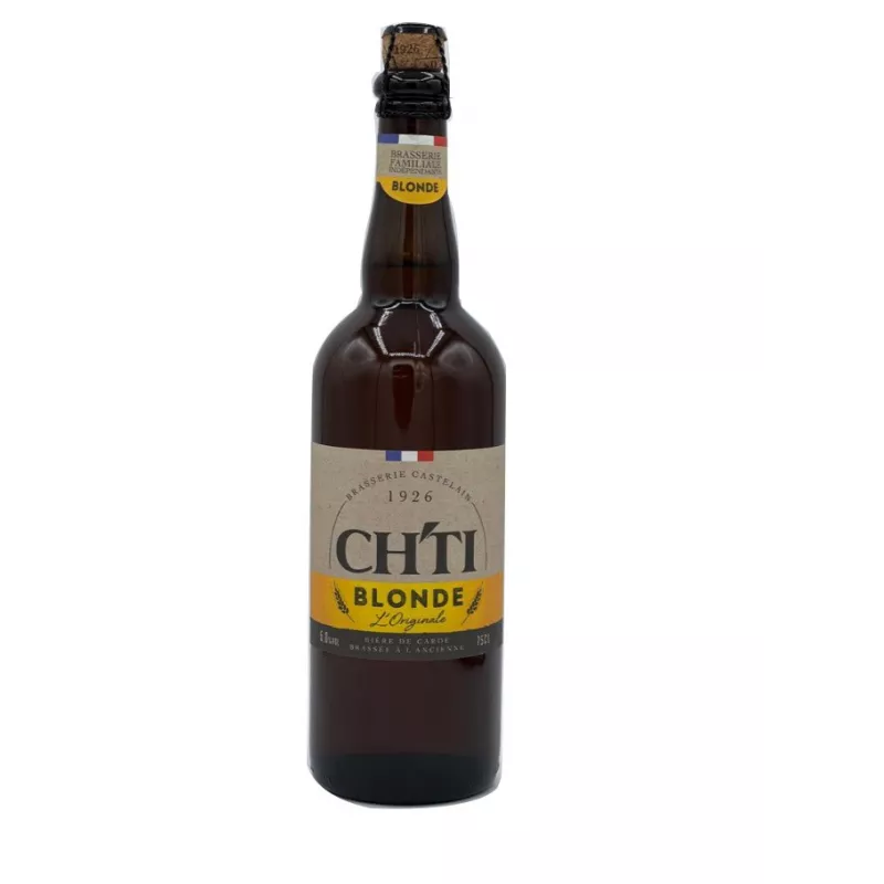 Bière Ch'ti Blonde L'Originale - Bière De Garde Brasserie Castelain
