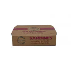 Sardines au Jambon de Vendée et au Sel de l'Ile de Ré 115g 