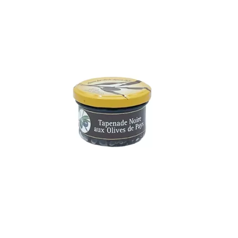 Tapenade Noire Aux Olives de Pays 90g Les délices du Lubéron