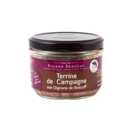 Terrine de Campagne aux Oignons de Roscoff 100g - Roland Denoual