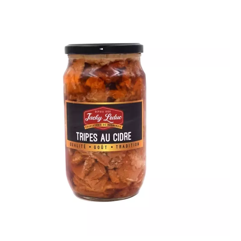 Tripes au Cidre 600g de Jacky Leduc - Plat traditionnel normand savoureux et mijoté au cidre