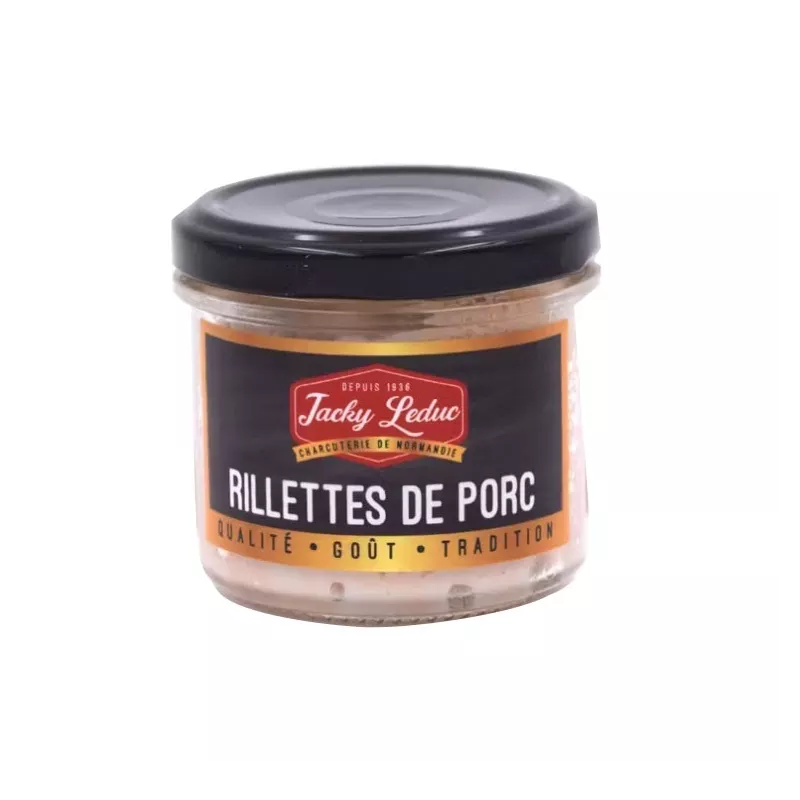 Délicieuses Rillettes de Porc 90g - Jacky Leduc - Épicerie Fine