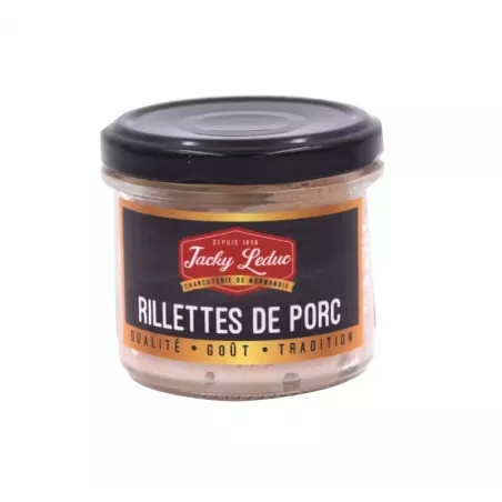 Délicieuses Rillettes de Porc 90g - Jacky Leduc - Épicerie Fine