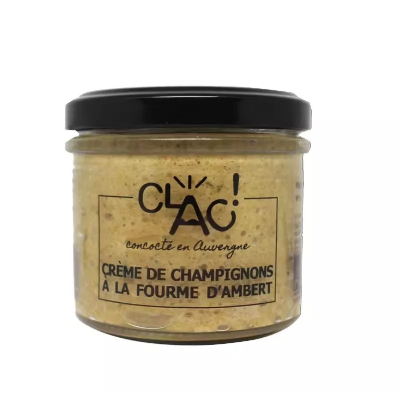 Crème de Champignons à la Fourme D'Ambert Bio - CLAC - 1 Crème de Champignons à la Fourme D'Ambert Bio - CLAC - 1