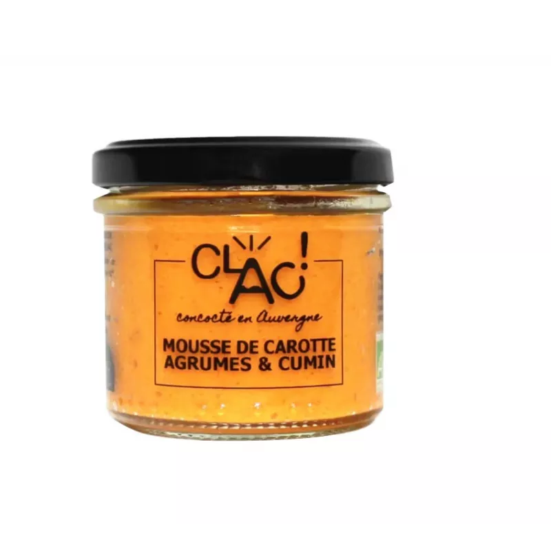 Mousse de Carotte agrumes et cumin - CLAC - 1