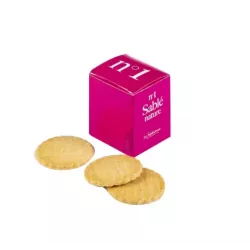 Sablés nature pur beurre frais Mini cube n°1 35g 