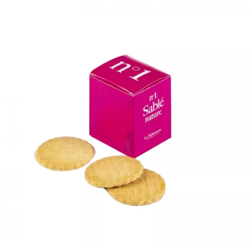 Sablés nature pur beurre frais Mini cube n°1 35g 