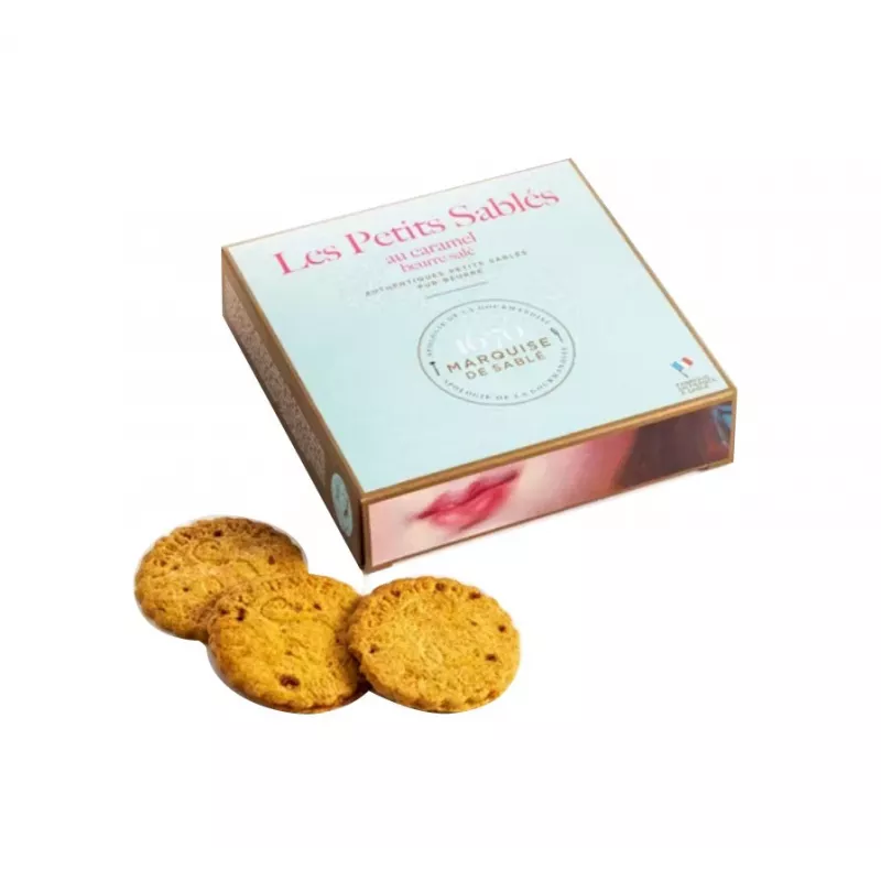 Étui biscuits sablés pépites de caramel beurre salé - LA SABLESIENNE - 1