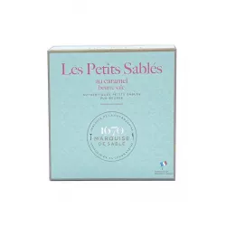 Étui de petits sablés pépites de caramel beurre salé 100g 