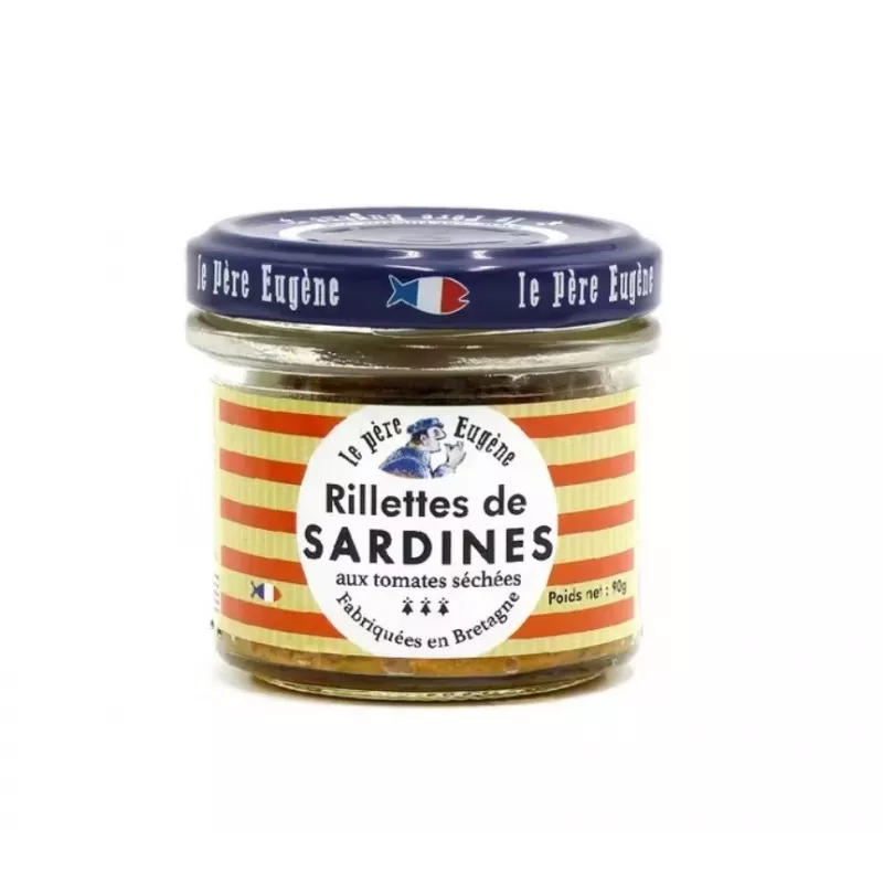 Rillettes de sardines aux tomates séchées 90g Rillettes de sardines aux tomates séchées 90g