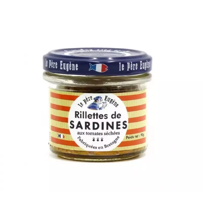 Rillettes de sardines aux tomates séchées 90g - Le Père Eugène - 1