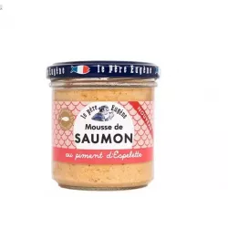 Mousse de Saumon au piment d'Espelette110g - Le Père Eugène - 1