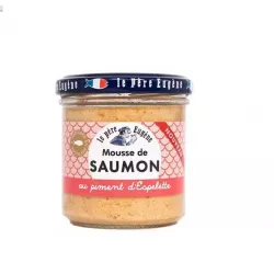 Mousse de Saumon au piment d'Espelette 110g - Le Père Eugène 