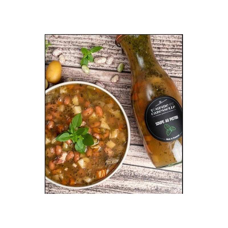 Soupe au Pistou 900g – Recette traditionnelle du Sud de la France Conserverie Toupine et Cabesselle