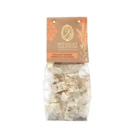 Nougat Tendre Caramel au Sel de Guérande 175g - Diane de Poytiers