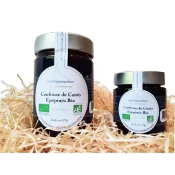 Confiture de Cassis épépinés 170g - Les Gourmandises - 1