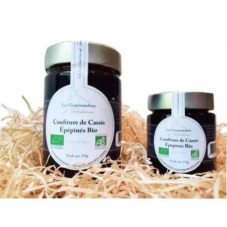 Confiture de Cassis épépinés 170g - Les Gourmandises du Bonhomme
