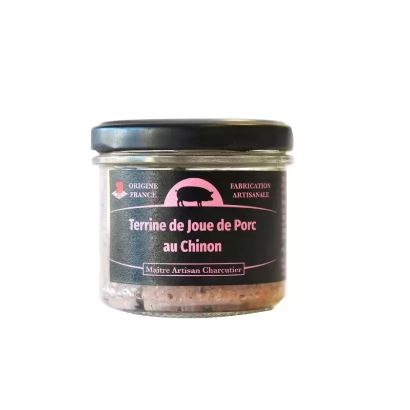 Terrine de joue de porc au Chinon 80g - Saveurs Gourmandes du Val de Loire - 1