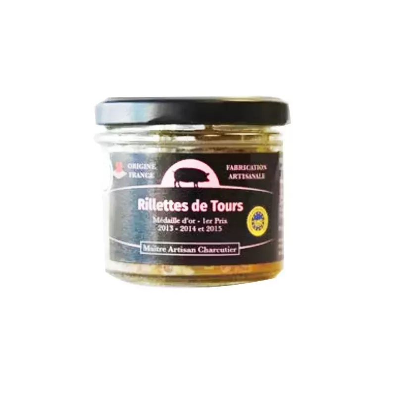 Rillettes de Tours IGP 80g - Saveurs Gourmandes du Val de Loire - 1