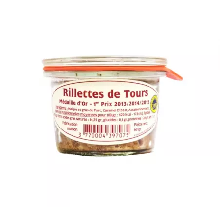 Rillettes de Tours IGP 60g 