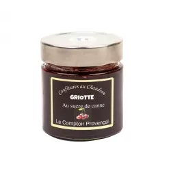 Confiture Griotte au sucre de canne - Le Comptoir Provençal - 1