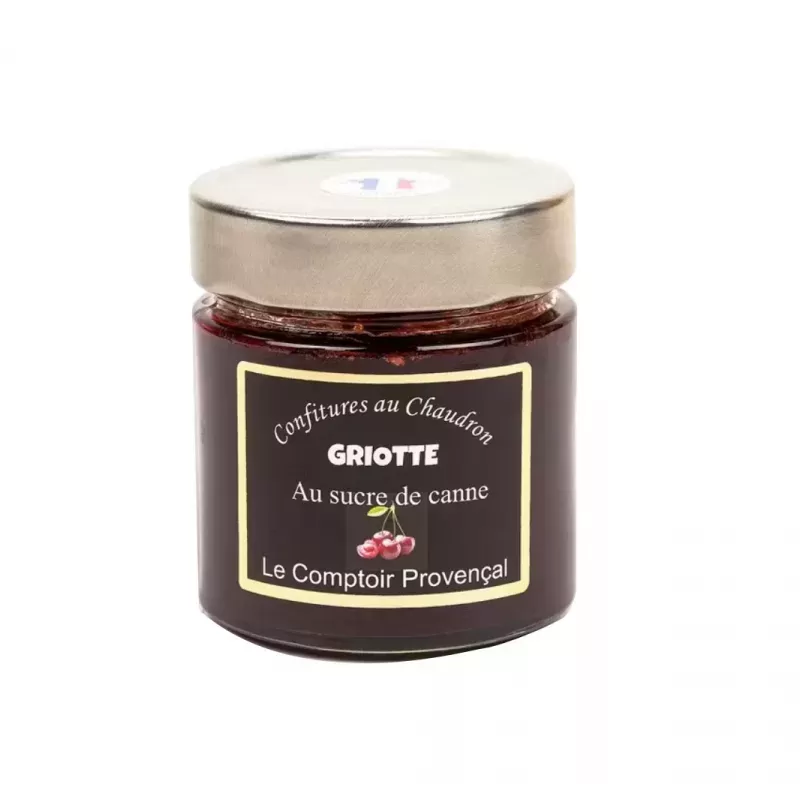 Confiture Griotte au sucre de canne - Le Comptoir Provençal - 1