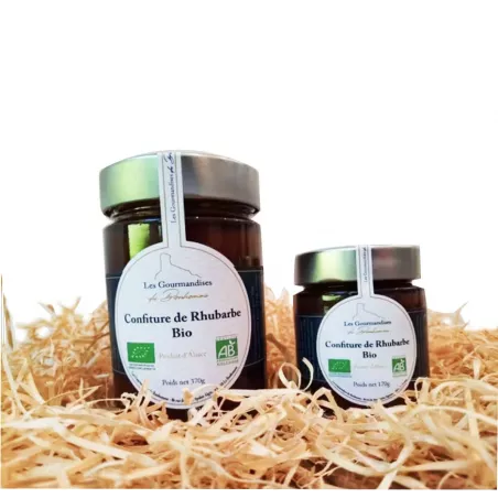 Confiture de Rhubarbe Bio 170g 