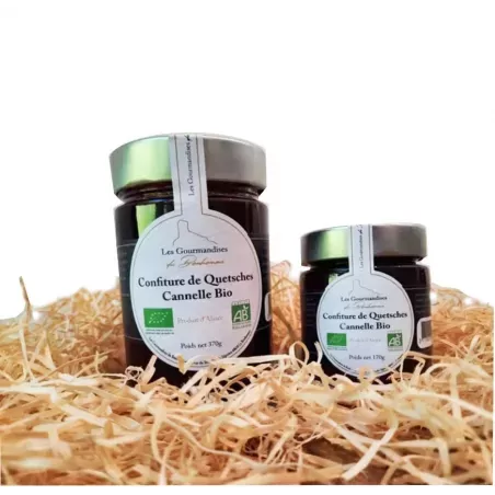 Confiture de Quetsches Cannelle Bio 170g 