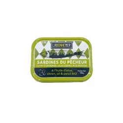 Sardines du Pêcheur à l'Huile d'Olive, Citron, Ail et Persil Bio - LaBonneMer - 1 Sardines du Pêcheur à l'Huile d'Olive, Citron, Ail et Persil Bio - LaBonneMer - 1