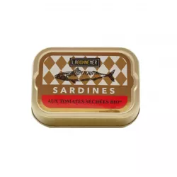 Sardines aux Tomates séchées Bio 115g - LaBonneMer Ferrigno : Macaron personnalisé