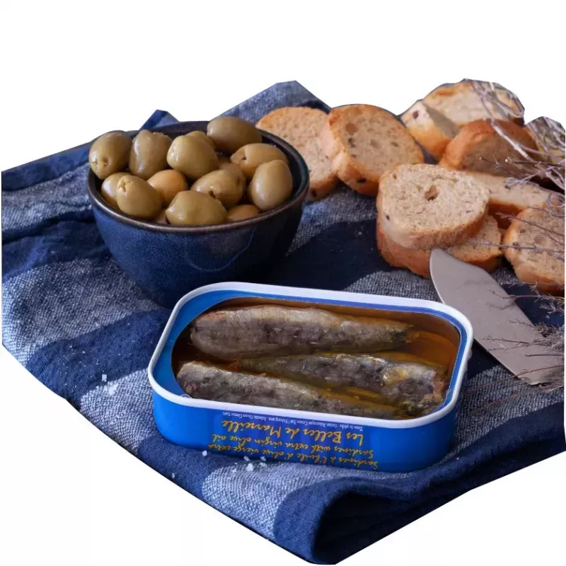 Sardines à l'huile d'olive vierge extra 115g Conserverie Ferrigno