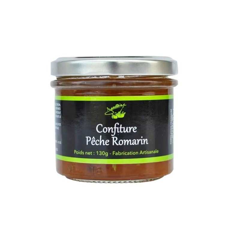 Confiture Pêche Romarin 130g 