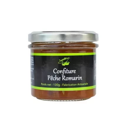 Confiture Pêche Romarin 130g - Atelier Jeantaine