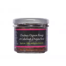 Sauce Chutney oignons rouges et Cabernet rosé - 100g - Atelier Jeantaine