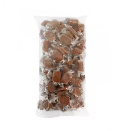 Caramels tendres à la fleur de sel de guérande en sachet de 1 kg