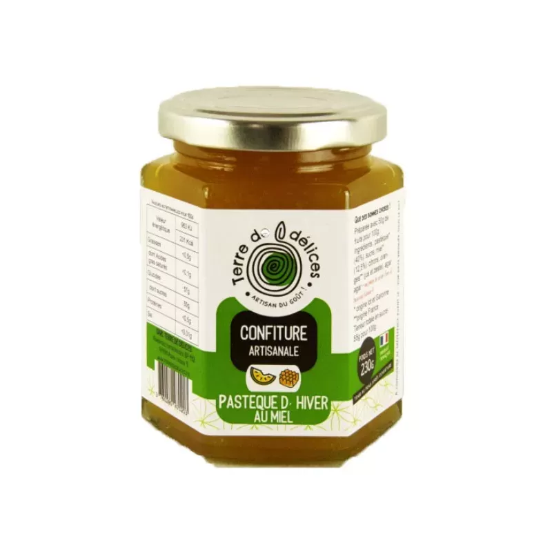 Confiture de Pastèque d'hiver au Miel 230g - Terre de Délices