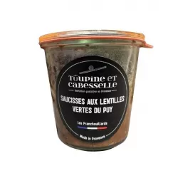 Saucisses aux lentilles vertes du Puy - Toupine et Cabesselle - 1 Saucisses aux lentilles vertes du Puy - Toupine et Cabesselle - 1