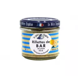 Délice de la mer: Rillettes de bar au Yuzu 90g