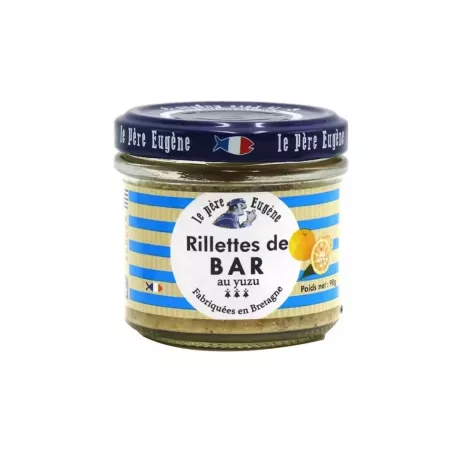 Rillettes de bar au Yuzu 90 gr - Le Père Eugène - 1