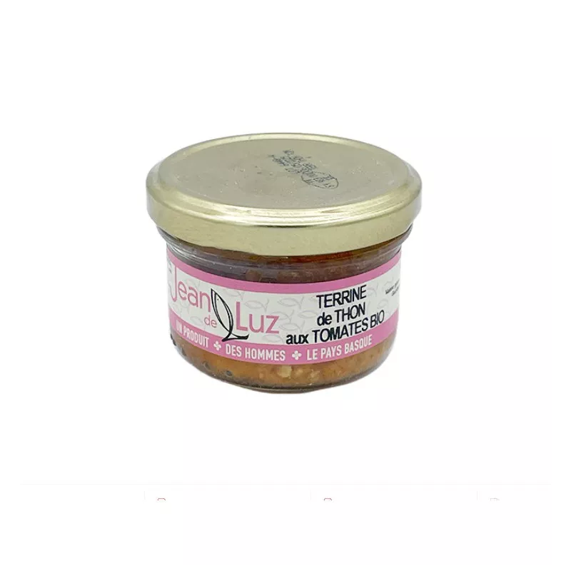 Terrine de Thon aux Tomates Bio 85g Jean De Luz Terrine de Thon aux Tomates Bio 85g Jean De Luz