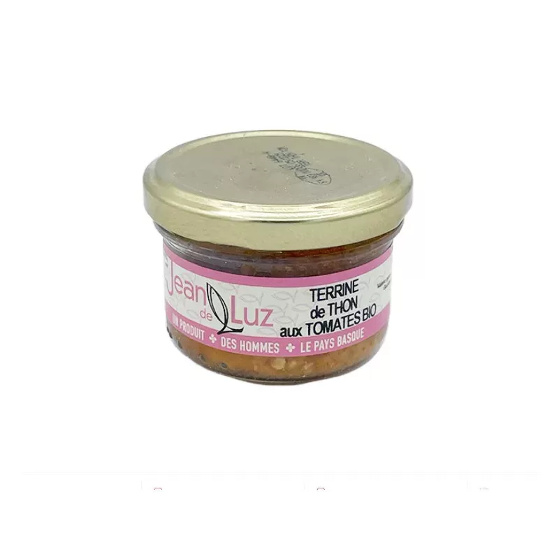 Terrine de Thon aux Tomates Bio 85g Jean De Luz