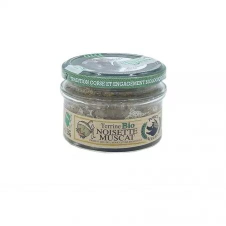 Terrine de Noisette et Muscat Bio 125g 