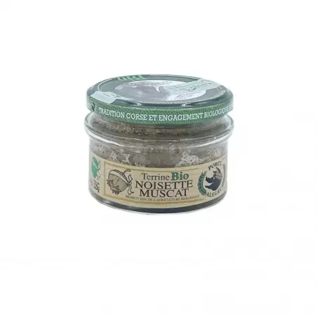 Terrine de Noisette et Muscat Bio 125g 