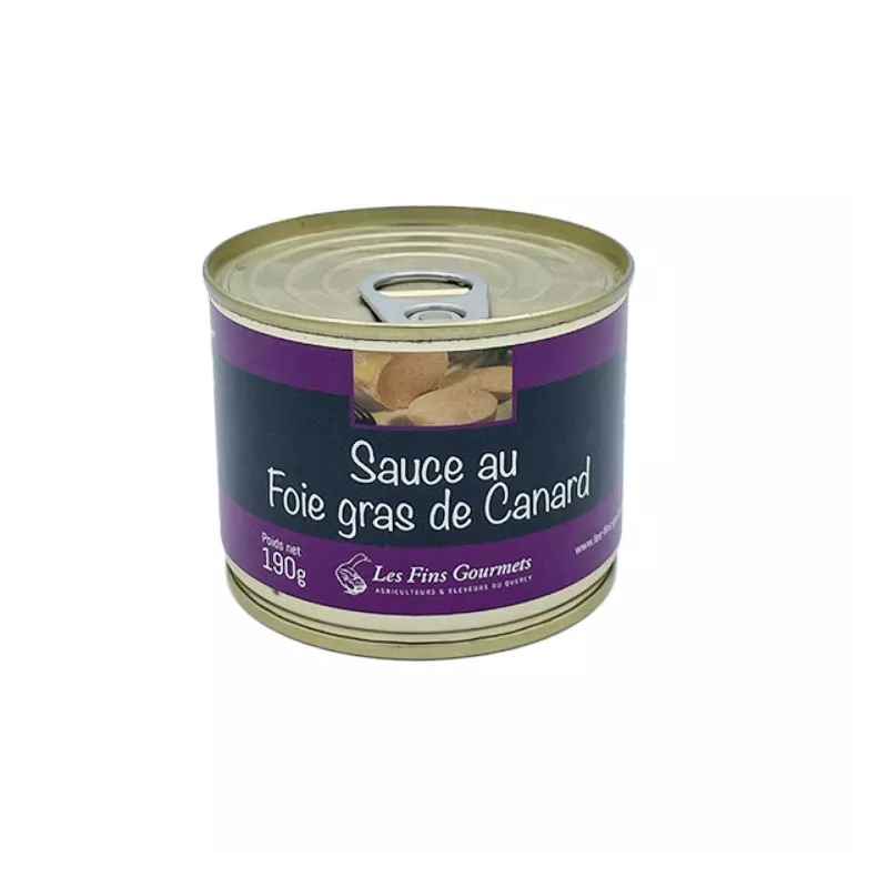 Sauce au Foie Gras de Canard 190g - Pour les Fins Gourmets