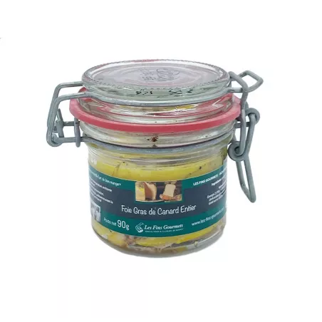 Foie gras de Canard Entier 90g - Les Fins Gourmets - 1