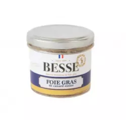 Foie gras de canard entier 60g - Besse : Produit artisanal de qualité supérieure pour les épiceries fines