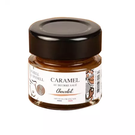 Délice gourmand: Crème Caramel au beurre salé Chocolat 40g