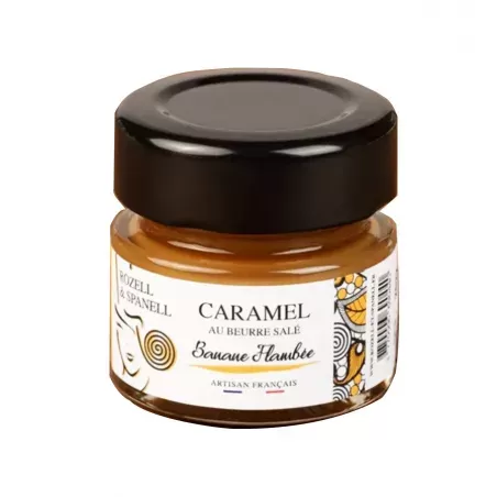 Crème Caramel au beurre sale banane flambée 40g 