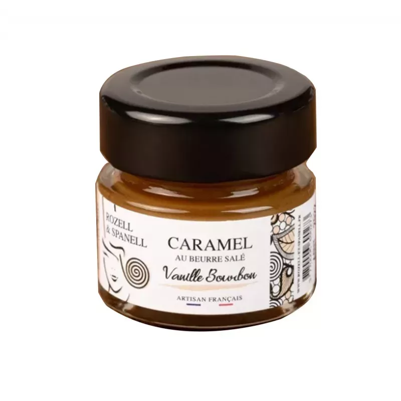 Crème Caramel au beurre salé Vanille Bourbon 40g 