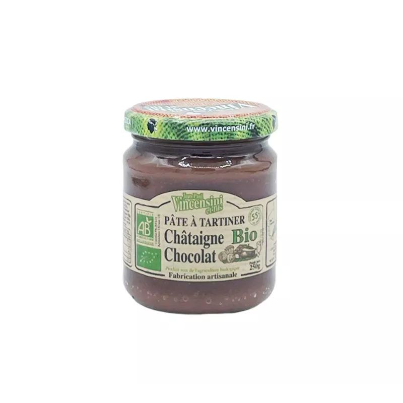 Pâte à Tartiner Châtaigne Chocolat 250g 